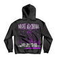 ZPURPLE CROPPED HOODIE