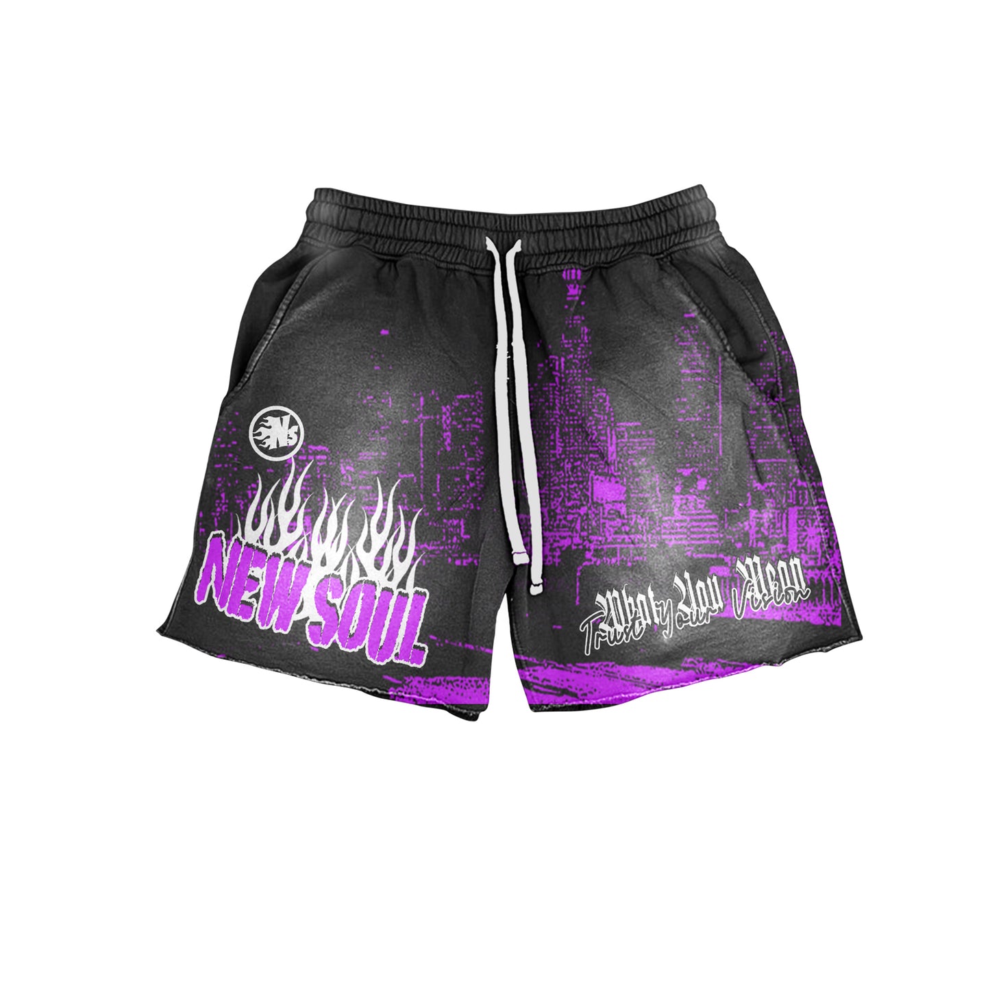 ZPURPLE SHORTS